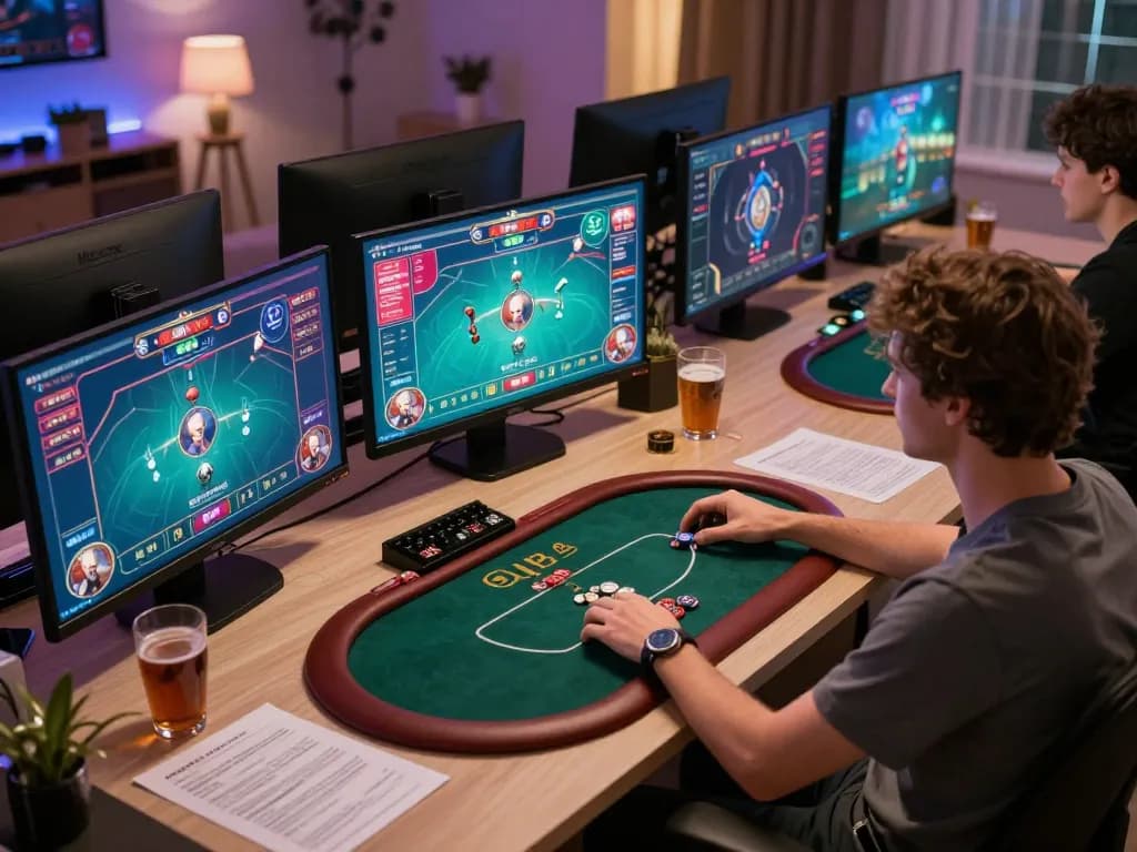 Engaging to win online poker with server thailand in a strategic gaming setup featuring dynamic interfaces
