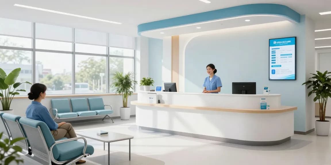 Hair transplant turkey price consultation in a welcoming healthcare clinic with medical staff.