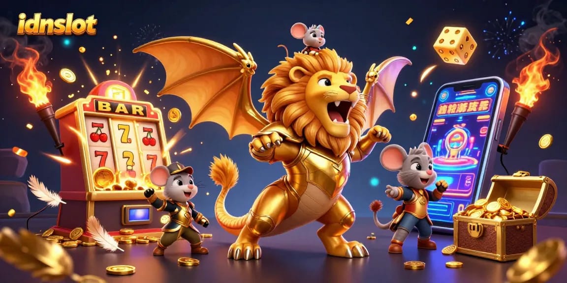 Experience thrilling wins with idnslot's exciting slot machines and vibrant casino atmosphere.