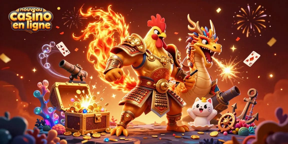 Illuminez votre expérience de jeu avec notre image vibrante de nouveau casino en ligne.