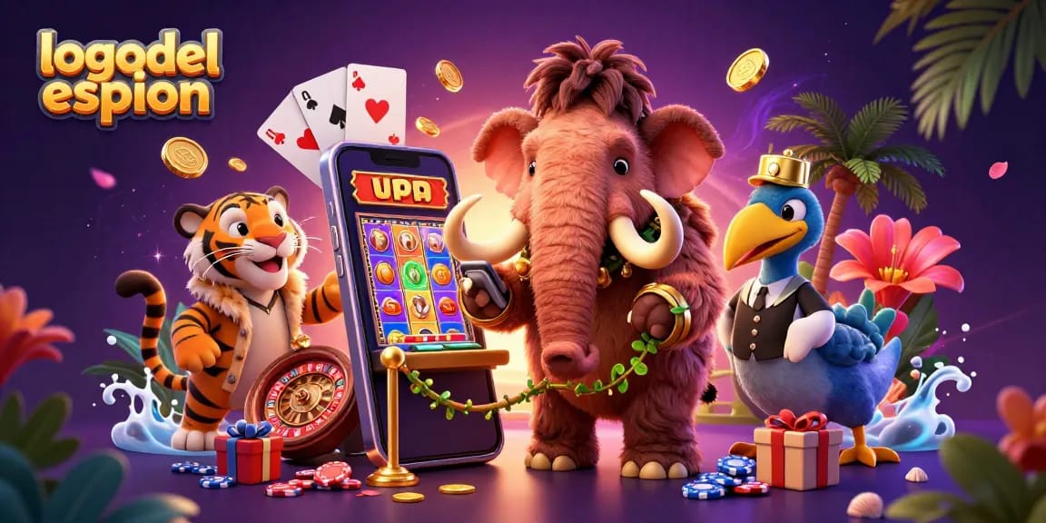 Le logiciel espion révélé dans un univers de casino dynamique avec des personnages colorés et des jeux d'argent.