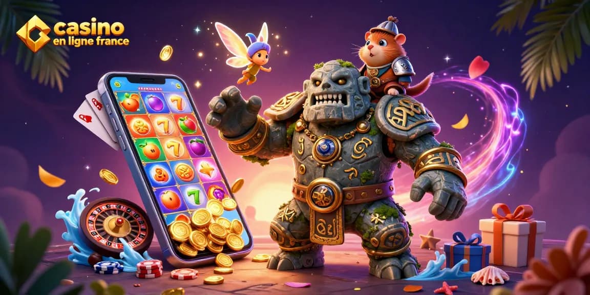 Illuminez votre expérience avec le casino en ligne France grâce à une scène animée de jeu captivante.