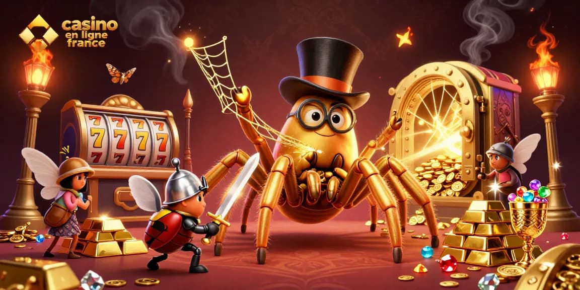 Jouez sur notre casino en ligne France avec des personnages intrigants et des trésors en jeu.