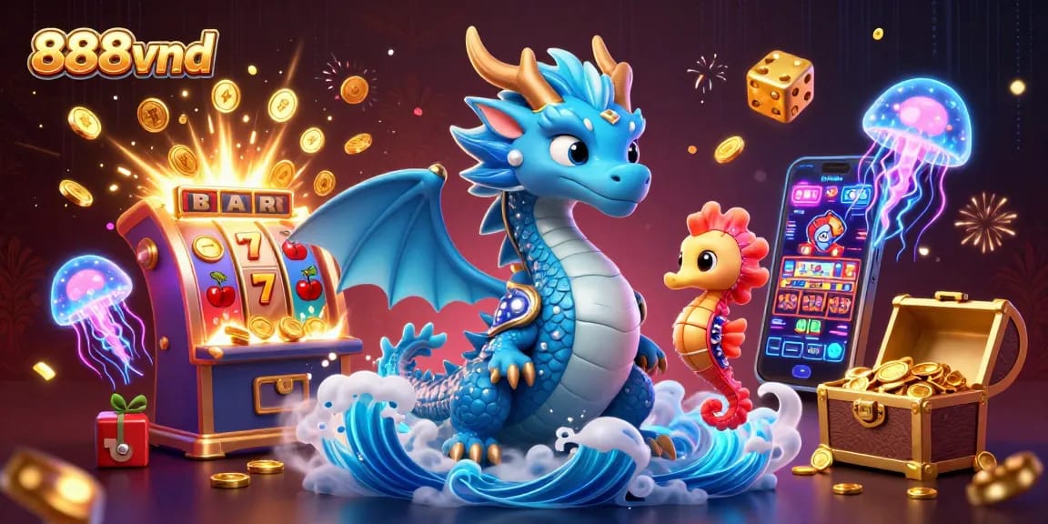 Experience thrilling jackpots at 888vnd with vibrant gaming action and dynamic characters.