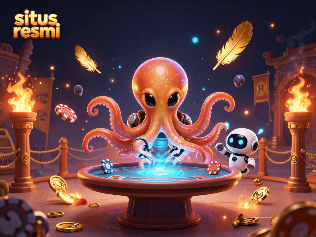 Bet on the best odds at situs resmi with a thrilling alien poker game in a vibrant setting.