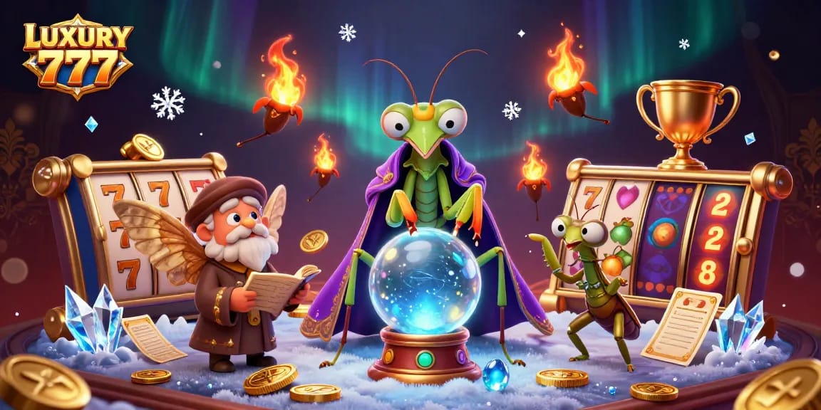 Menangkan jackpot dengan LUXURY 777 dalam ilustrasi kasino yang memukau dan detail.