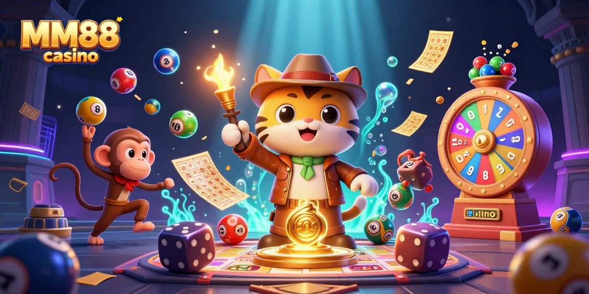 Engage with the exciting world of MM88 casino as a cat archaeologist uncovers treasures!
