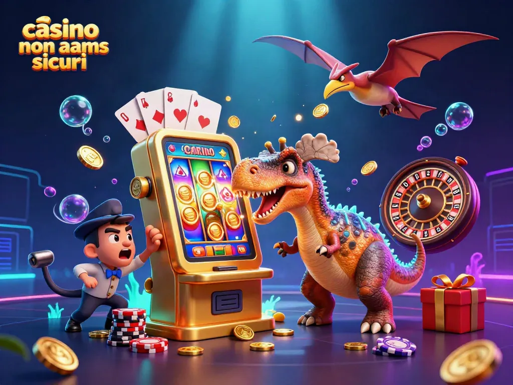 Giocatori che scoprono i casinò non AAMS sicuri mentre inseguono monete d'oro e jackpot.