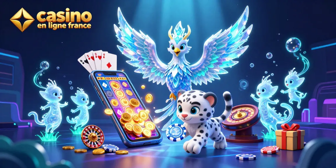 Jouez sur le casino en ligne France avec un phoenix de glace et des éléments de jeu captivants.