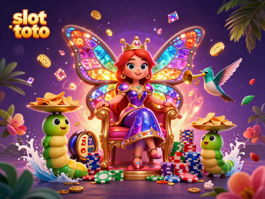 Experience the thrill of slot toto with dazzling winnings and vibrant casino elements.