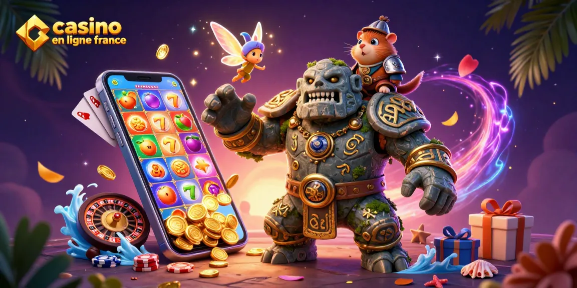Illuminez votre expérience avec le casino en ligne France grâce à une scène animée de jeu captivante.