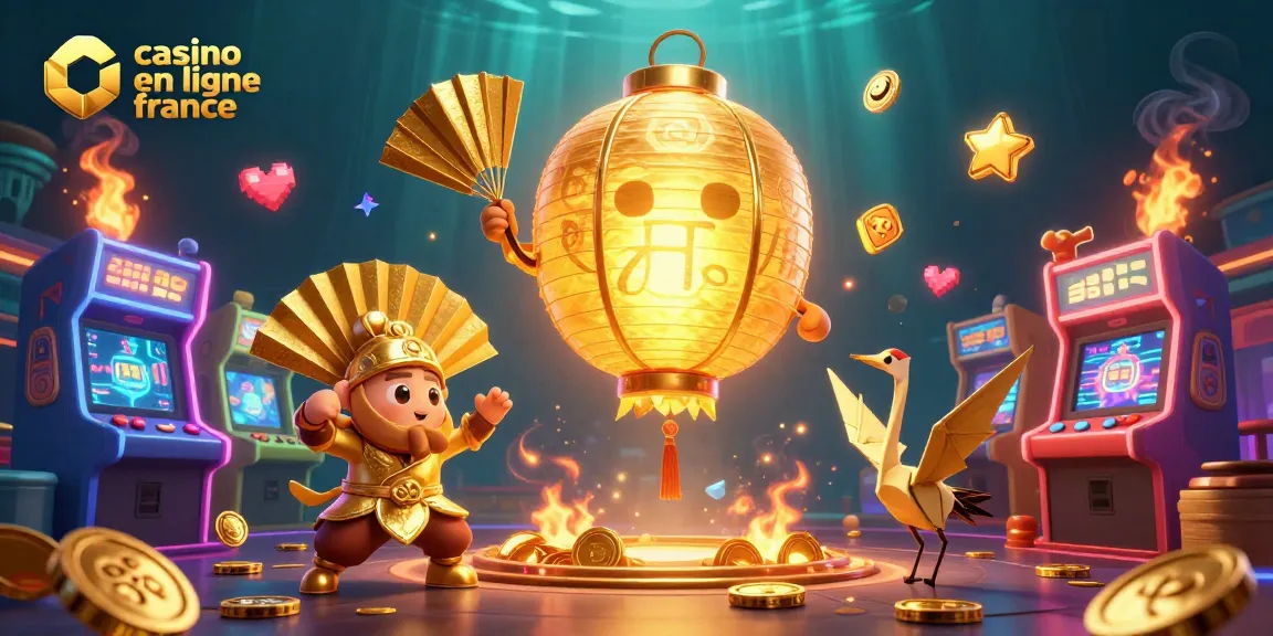 Une scène de jeu exaltante avec le casino en ligne france, mettant en avant des personnages colorés et des machines à sous dynamiques.