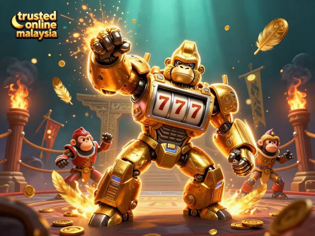Experience exhilarating play at a trusted online casino Malaysia with vibrant visuals and slot machine excitement!