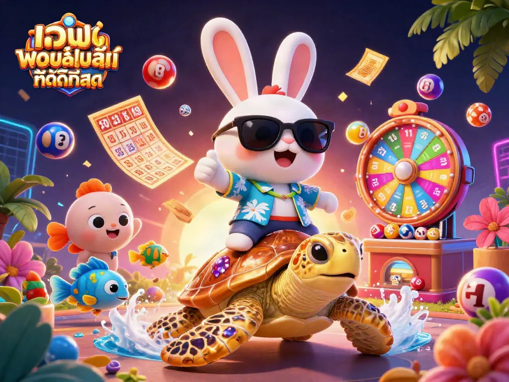 ภาพการ์ตูน 3D ที่แสดงให้เห็นถึง เว็บพนันออนไลน์ ที่ดีที่สุด พร้อมโอกาสลุ้นรางวัลใหญ่