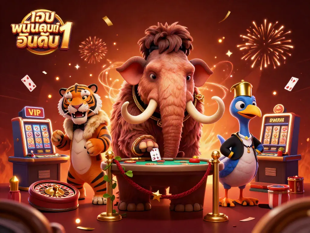 เล่นในเว็บพนันออนไลน์ อันดับ 1 ผ่านบรรยากาศคาสิโนที่สนุกสนานตรงหน้า