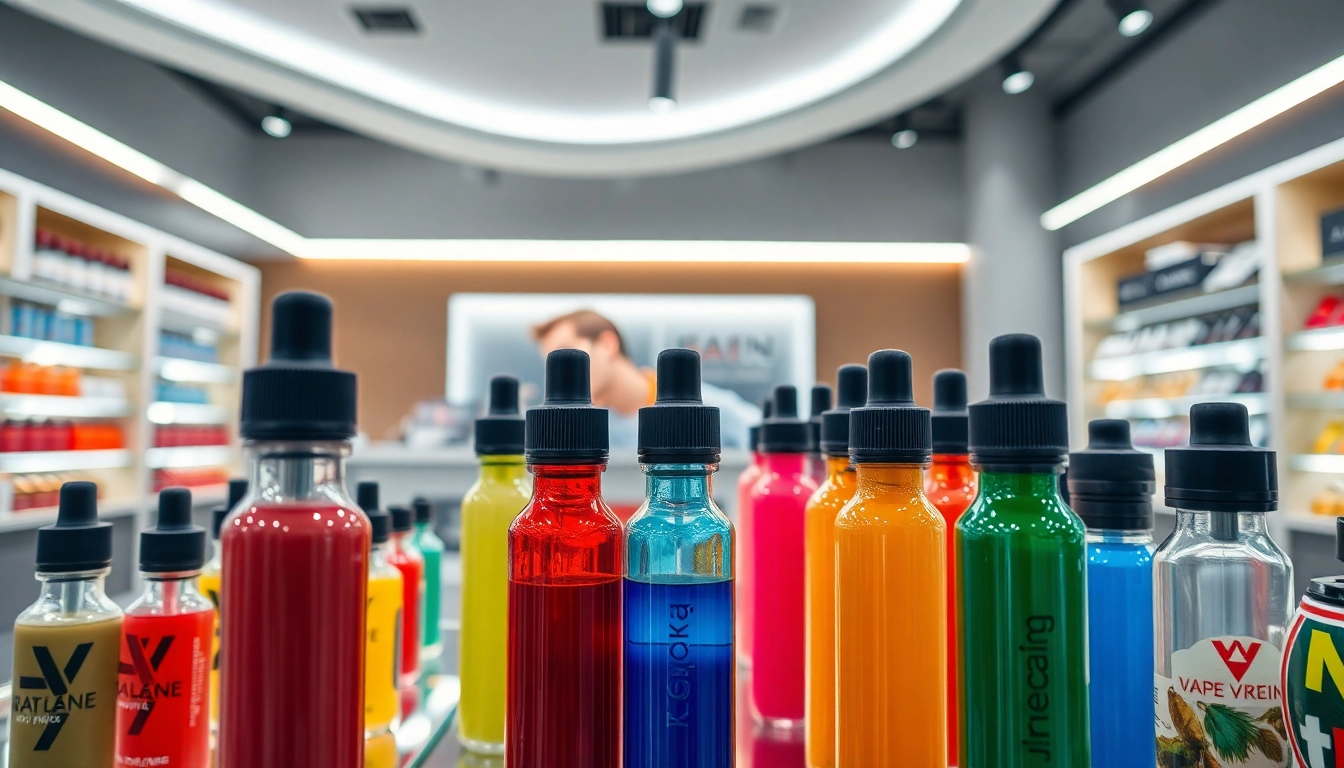 Vape Juice Depot showcases premium vaping products beautifully arranged and inviting.
