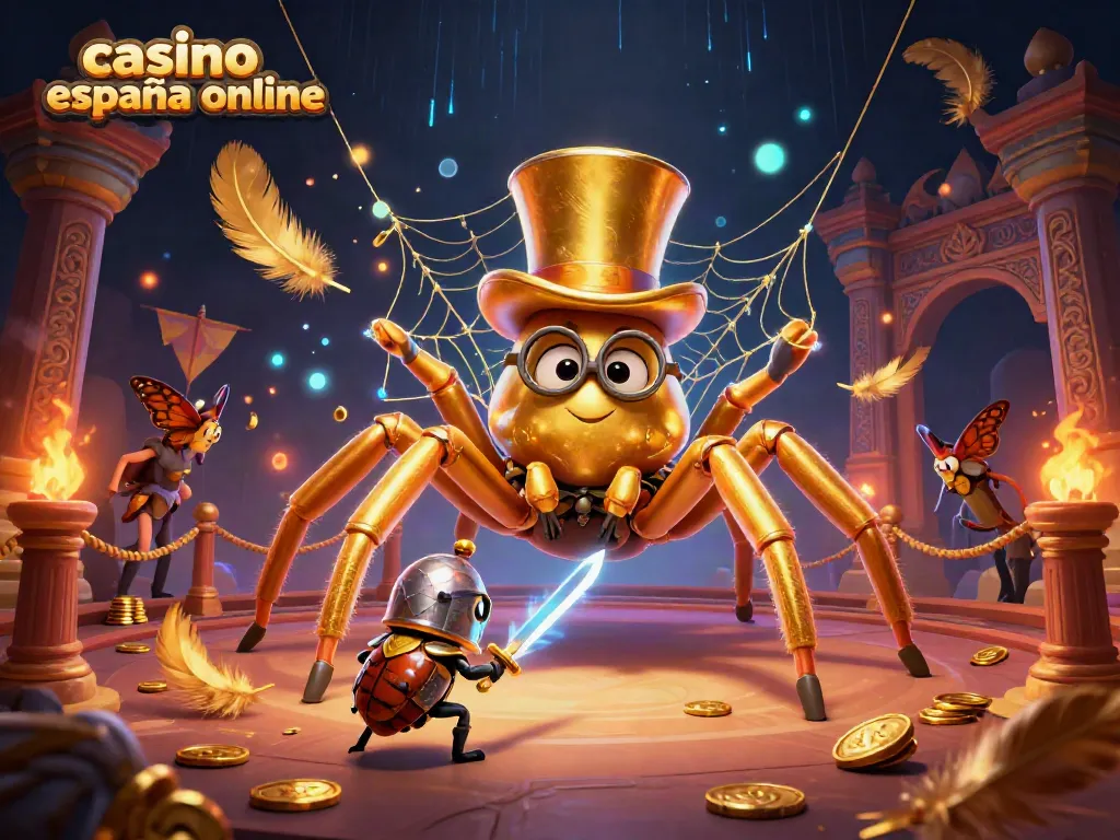Explora emocionantes juegos en un casino online en España con la ilustración de personajes originales.