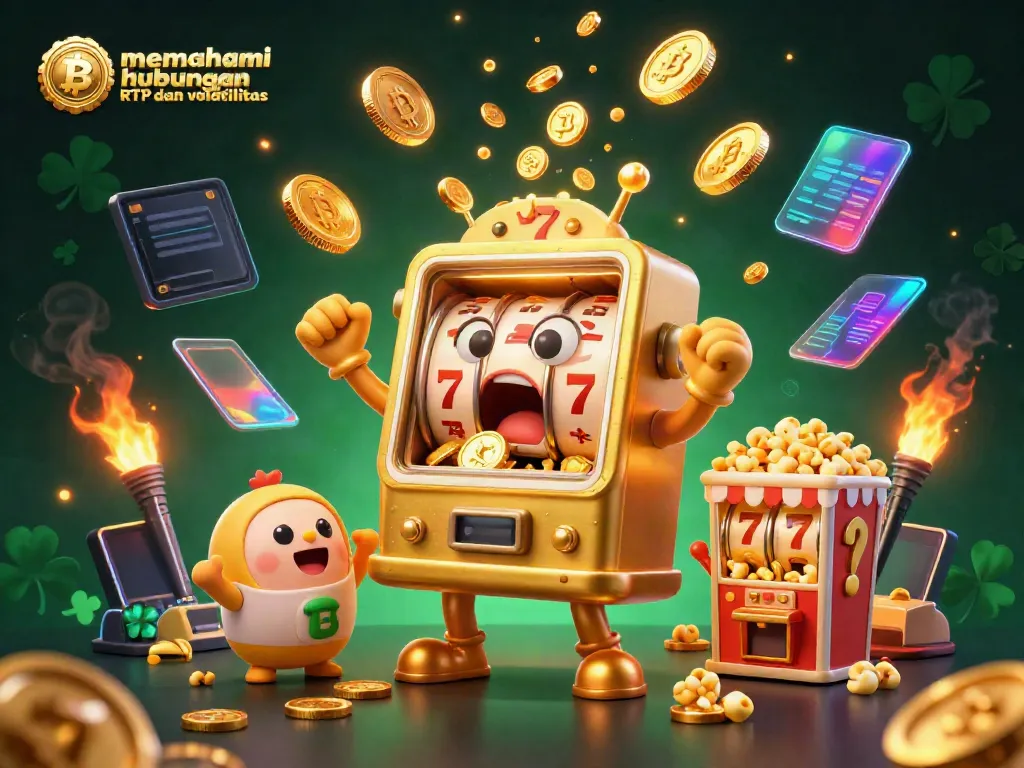 Menggali lebih dalam memahami hubungan RTP dan volatilitas pada slot online dengan slot mesin emas meriah yang memenangkan jackpot.
