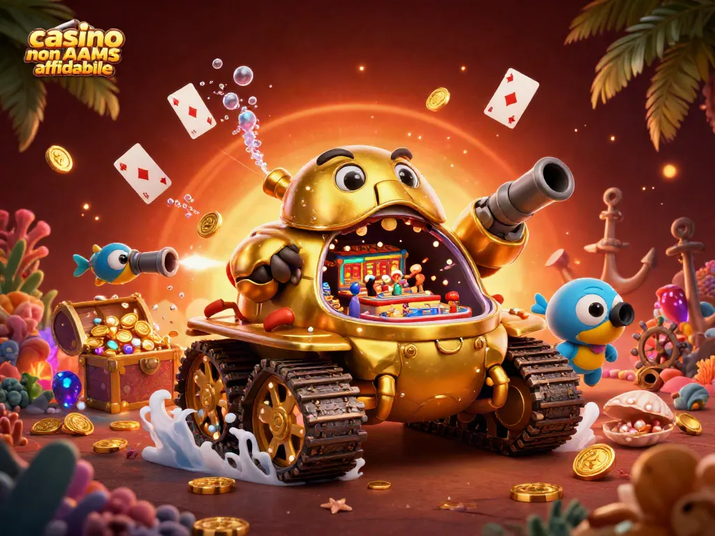 Vinci nel casino non AAMS affidabile con questa illustrazione 3D ricca di dettagli.