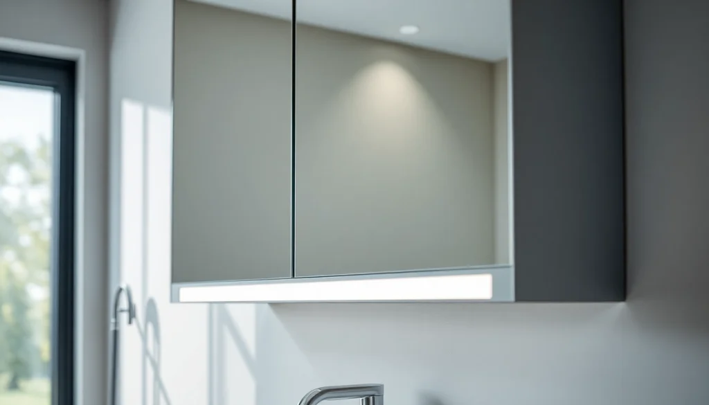 Verleihen Sie Ihrem Badezimmer mit dem sonni Spiegelschrank Stil und Funktionalität.