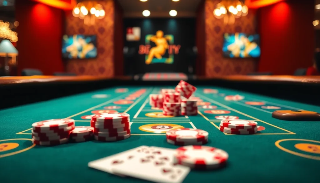 Descubra os melhores jogos de cassino com uma mesa de apostas vibrante e cheia de vida.