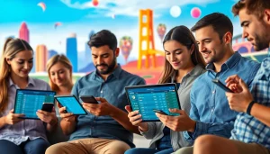 Engaging digital interface showcasing online sportsbooks California with vibrant California landscapes.