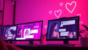 Experience authentic, intimate conversations with sex chat AI chatbots in a modern digital environment.