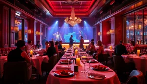 Dinner SXM experience at Club Noir with elegant dining, vibrant nightlife, and immersive entertainment.