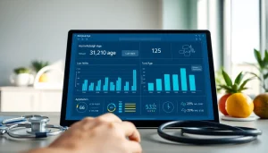 Calculate your real age with our biological age calculator tool gracefully displayed in a health setting.