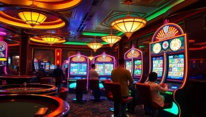 Experience the excitement of mahjong slot demo with vibrant colors and thrilling casino ambiance.