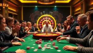 Engage with the thrilling ambiance of hello88 .com's casino games featuring poker and roulette.