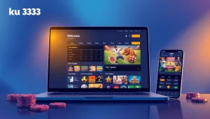 Hình ảnh trực quan hấp dẫn của nền tảng cá cược trực tuyến ku3933 Net, cho thấy giao diện người dùng và sự hứng khởi khi chơi.
