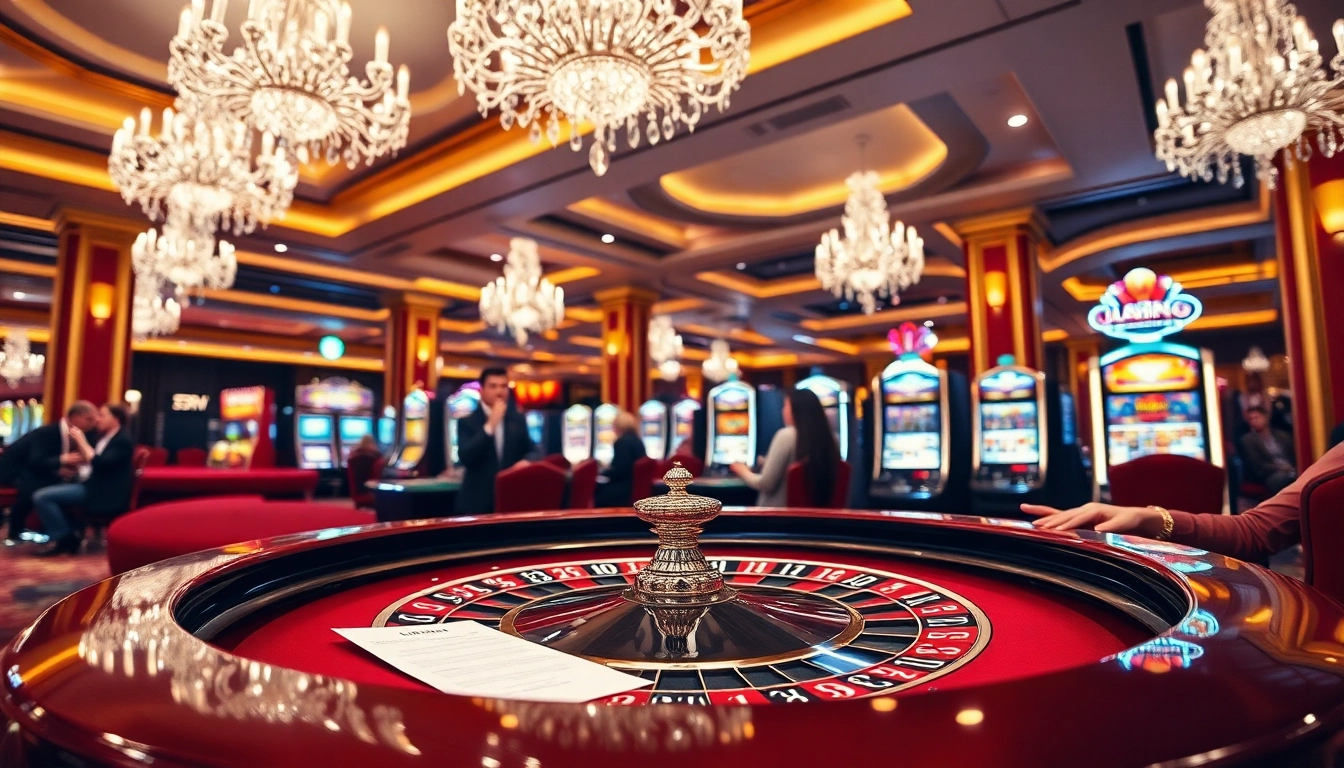 Découvrez l'excitation au meilleure casino en ligne avec des joueurs enthousiastes autour d'une table de roulette.