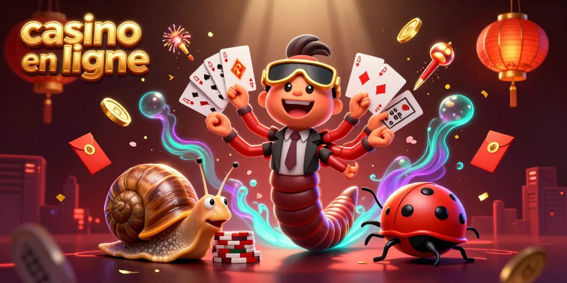 Jouez à des jeux de casino en ligne avec un dealer ludique et des éléments fascinants.