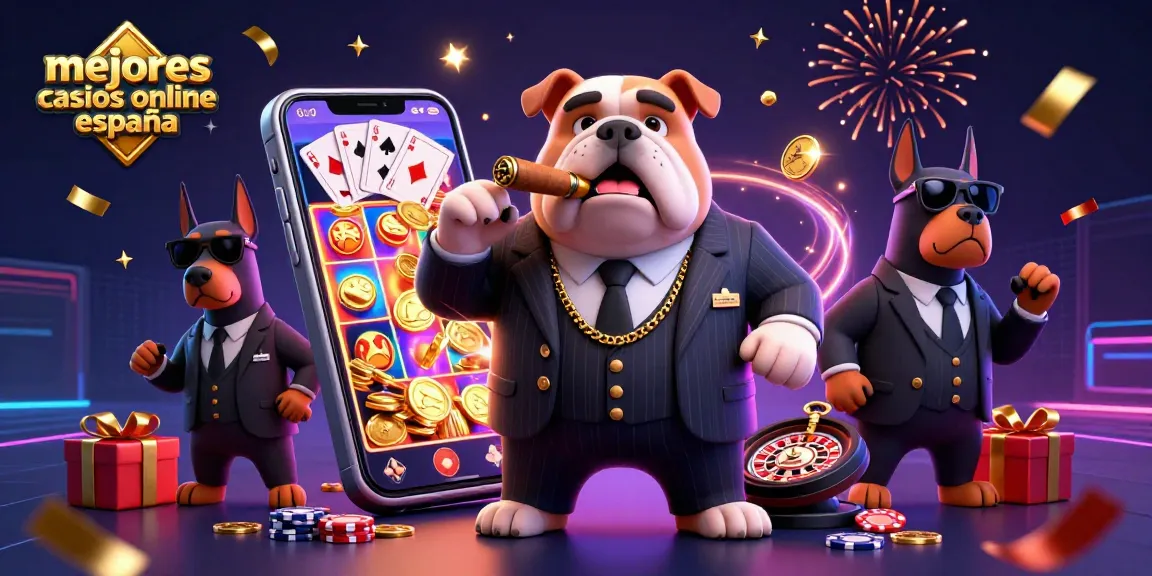 Visualiza los mejores casinos online España con personajes icónicos y juegos vibrantes.
