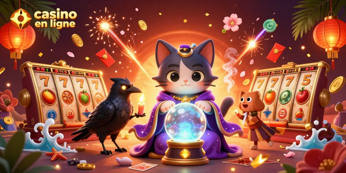 Élevez votre expérience de jeu au casino en ligne avec des illustrations captivantes et colorées.