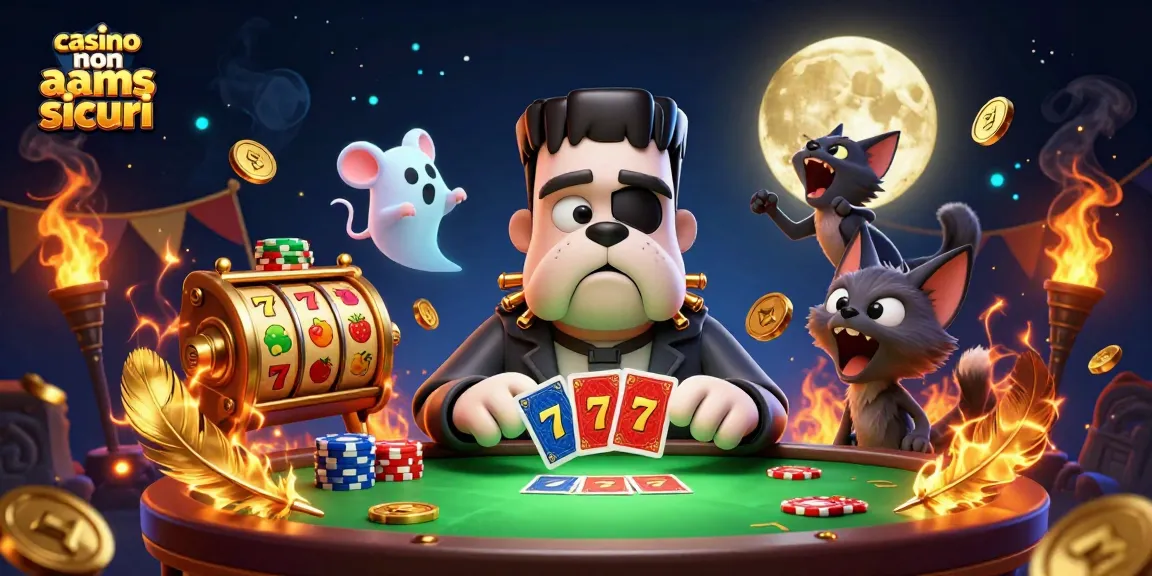 Gioca nei migliori casino non aams sicuri con un bulldog mostruoso e un'atmosfera spettrale.