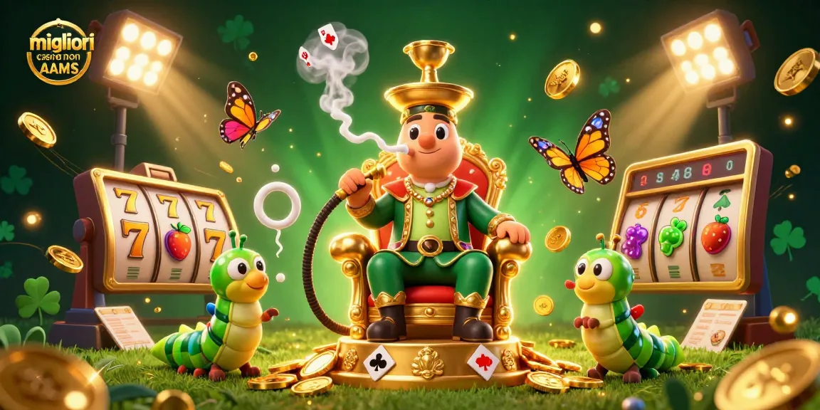 Migliori casino non AAMS: scenari di gioco vivaci con personaggi unici e simboli di slot interattivi, per un'esperienza di gioco coinvolgente.