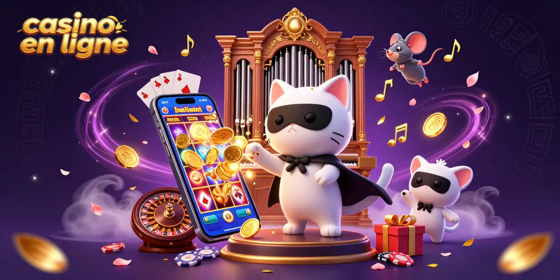 Jouez au casino en ligne avec notre illustratif captivant qui évoque l'excitation des jeux de casino.
