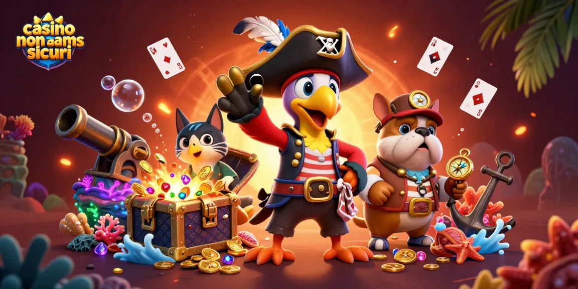 Gioca nei migliori casino non AAMS sicuri e scopri tesori sottomarini di giochi emozionanti e premi.