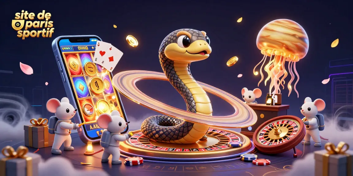 Pariez sur le site de paris sportif avec des astronautes et un serpent cosmique