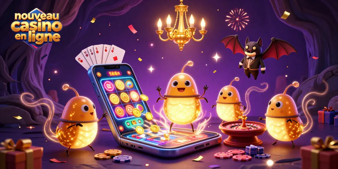 Le nouveau casino en ligne s'illumine avec des vers luisants, créant une ambiance magique.