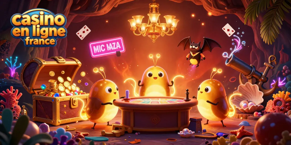 Vibrez avec le casino en ligne France, illuminé par des vers luisants et un croupier chauve-souris!