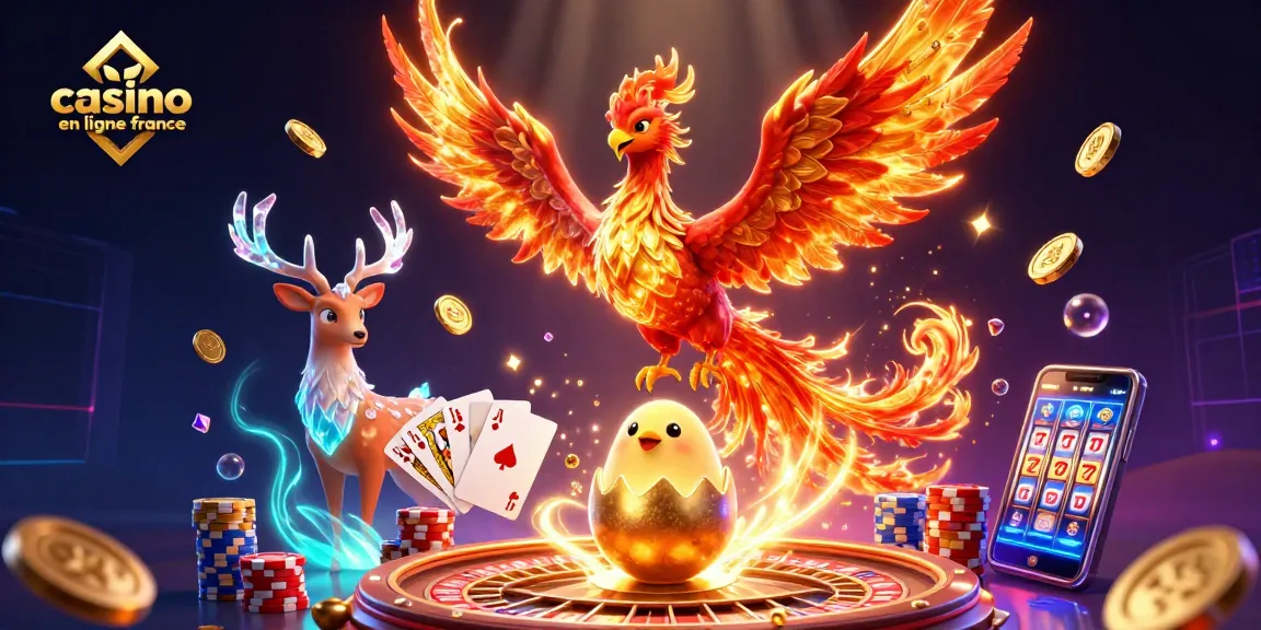 Visitez casino en ligne france avec des phoenix et des éléments de jeu scintillants.