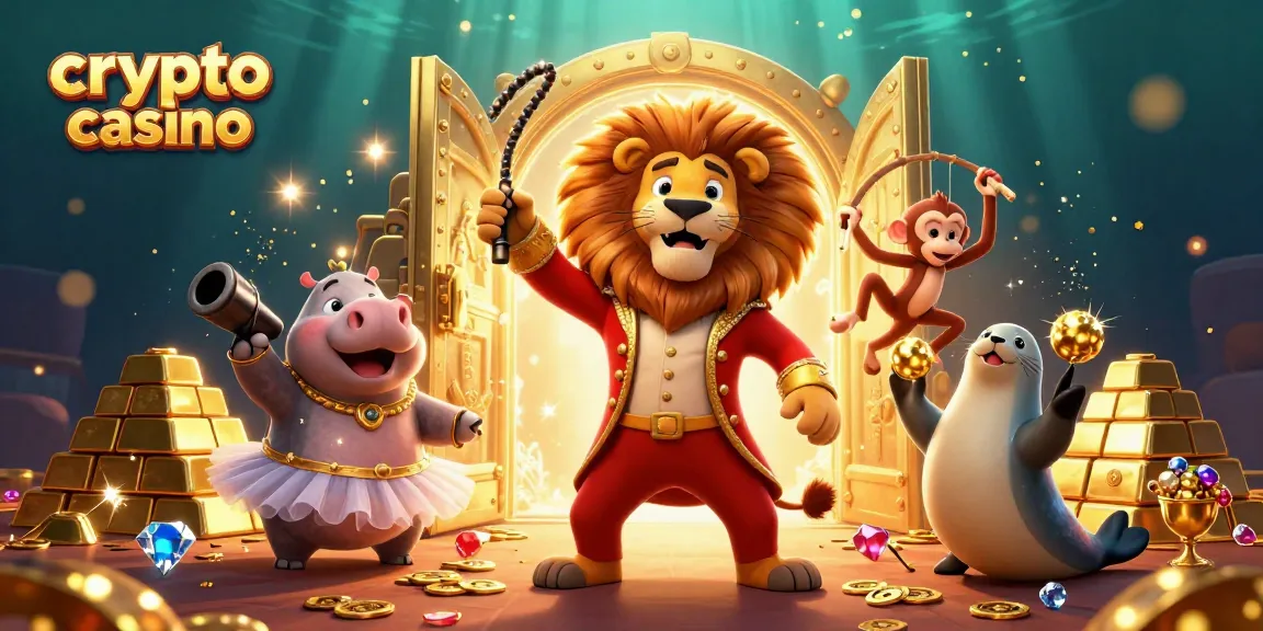 Validant les stratégies de jeu dans un crypto casino animé avec des personnages colorés.