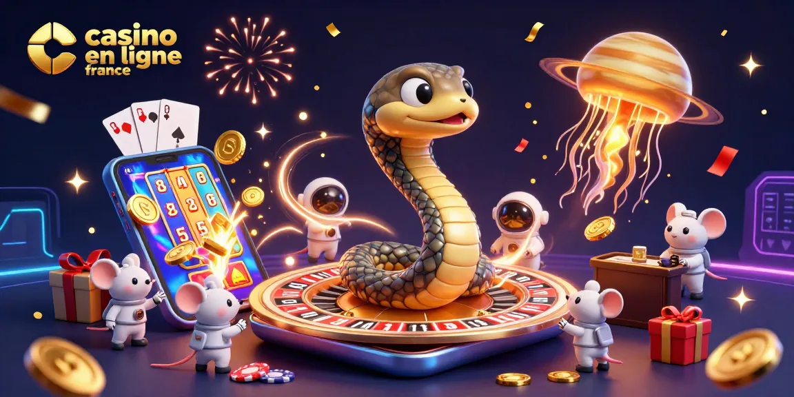 Listez vos paris avec enthousiasme dans notre scène de casino en ligne France remplie de personnages amusants.
