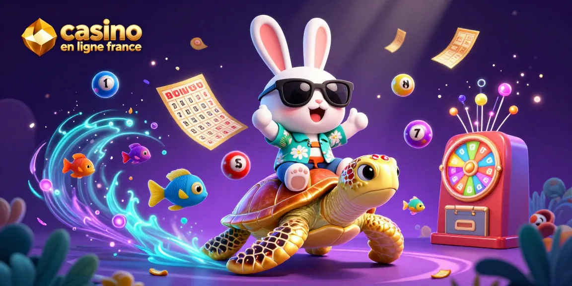 Profitez du jeu avec casino en ligne France grâce à notre illustration joyeuse de loto et de bingo.