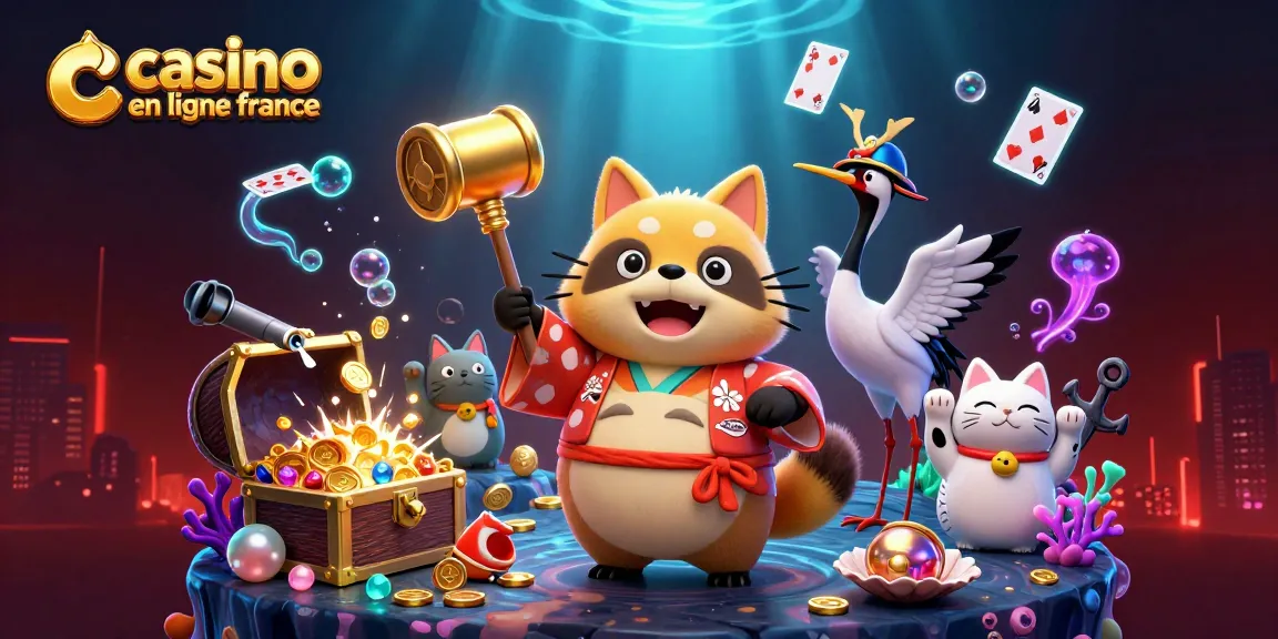 Jouez dans un casino en ligne France avec des personnages colorés et chanceux, des jeux captivants et une ambiance festive.