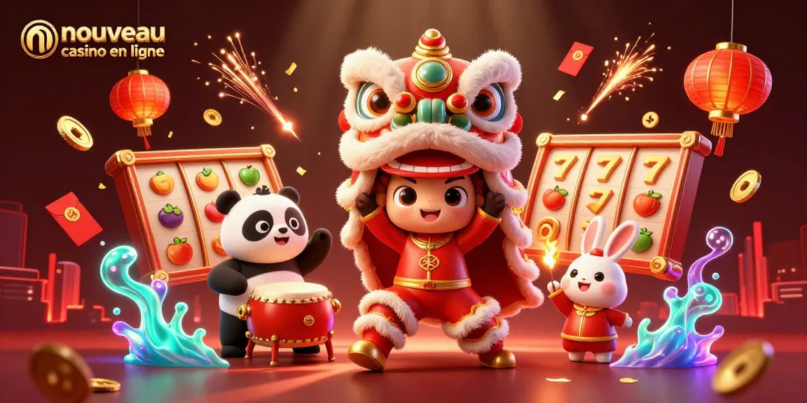 Illustration animée représentant un nouveau casino en ligne avec des personnages festifs qui chantent et dansent.