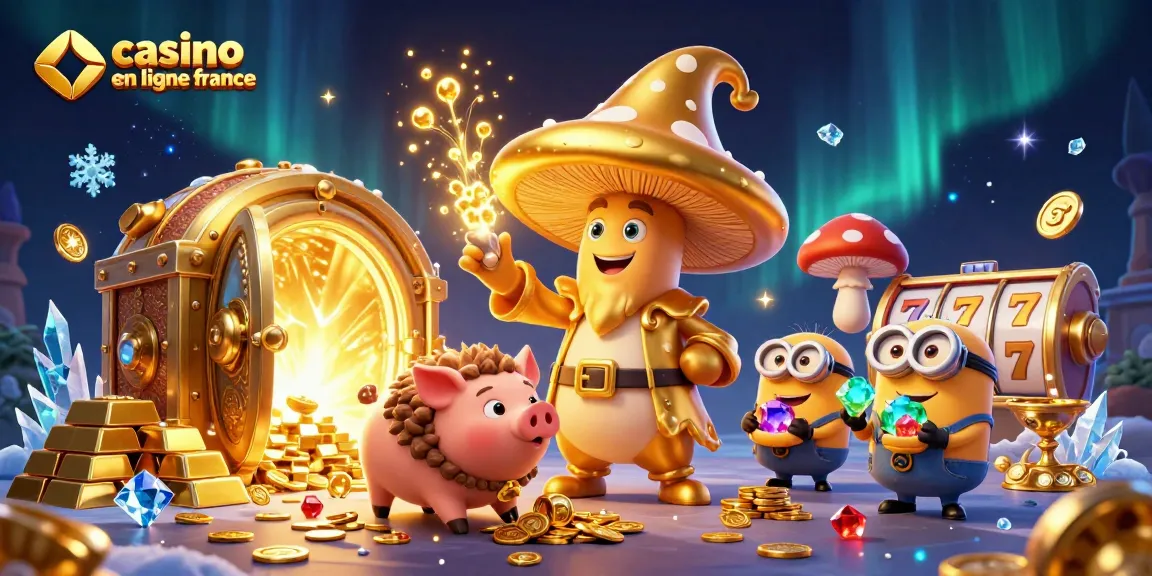Visualisez l'univers magique des jeux avec "casino en ligne france" et des trésors d'or.